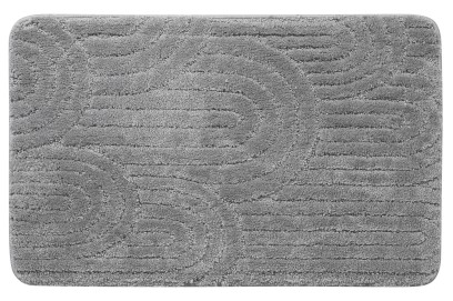 RIST koupelnová předložka, 50x80cm, 100% polyester, protiskluz, šedá NI8593