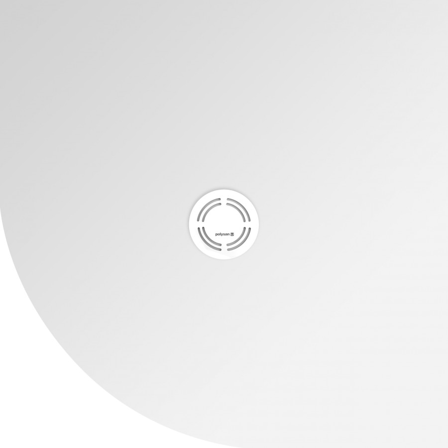 FLEXIA vanička z litého mramoru čtvrtkruh, s možností úpravy rozměru, 90x90cm, R550 91181