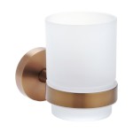 X-ROUND COPPER sklenka, mléčné sklo, měď mat XR903PG