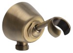 Držák sprchy kulatý, otočný, s vyústěním, bronz SUP4B6