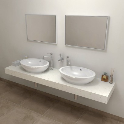 TAILOR rockstone deska 180x50 cm, provedení límce C TR180C