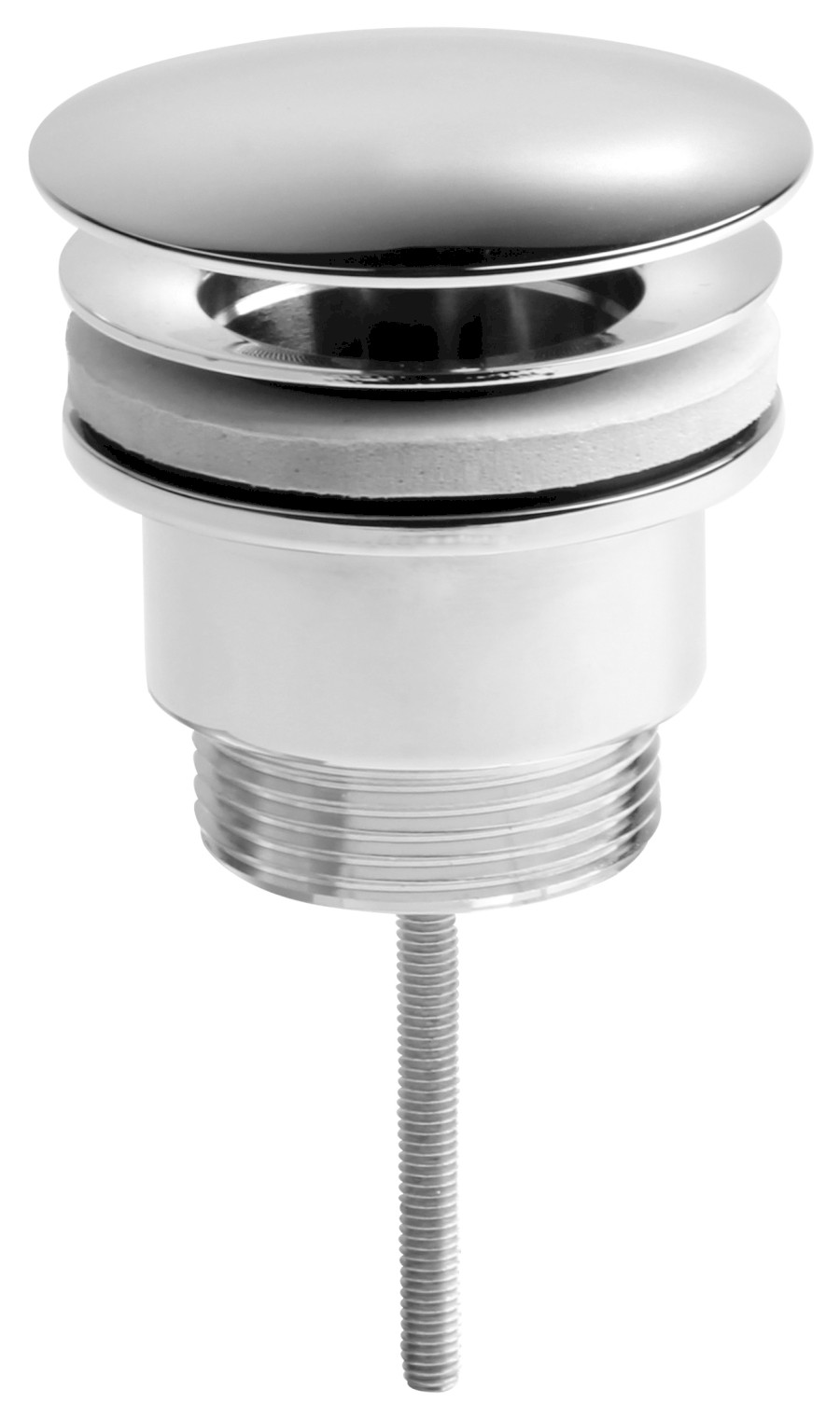 Umyvadlová výpust 5/4“, neuzavíratelná, velká zátka, 5-65mm, chrom CV3004