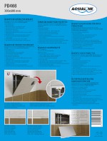 PD408 (26143) Magnetická dvířka pod obklady 300x600 mm PD408