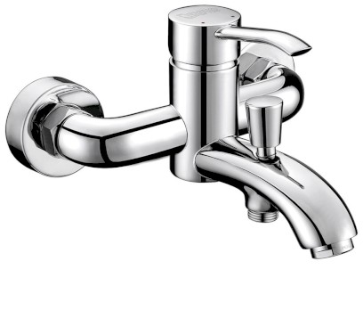 LUKA nástěnná vanová baterie, chrom LK10