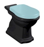 101231 (52034) RETRO WC kombi mísa 38,5x72cm, spodní odpad, černá mat 101231