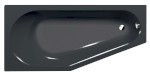 90111.30 (52560) TIGRA L asymetrická vana 170x80x46cm, šedá 90111.30