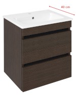 EZ492-1616 (60266) EZARA umyvadlová skříňka 48x54x39cm, borovice rustik EZ492-1616