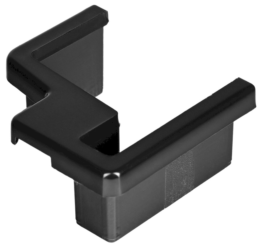 ND708LB (61329) EASY BLACK krytka spojovacího profilu, levá ND708LB