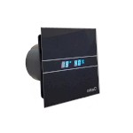 00901602 (57341) E-120 GBTH koupelnový ventilátor axiální s automatem, 6W/11W, potrubí 120mm, černá 00901602