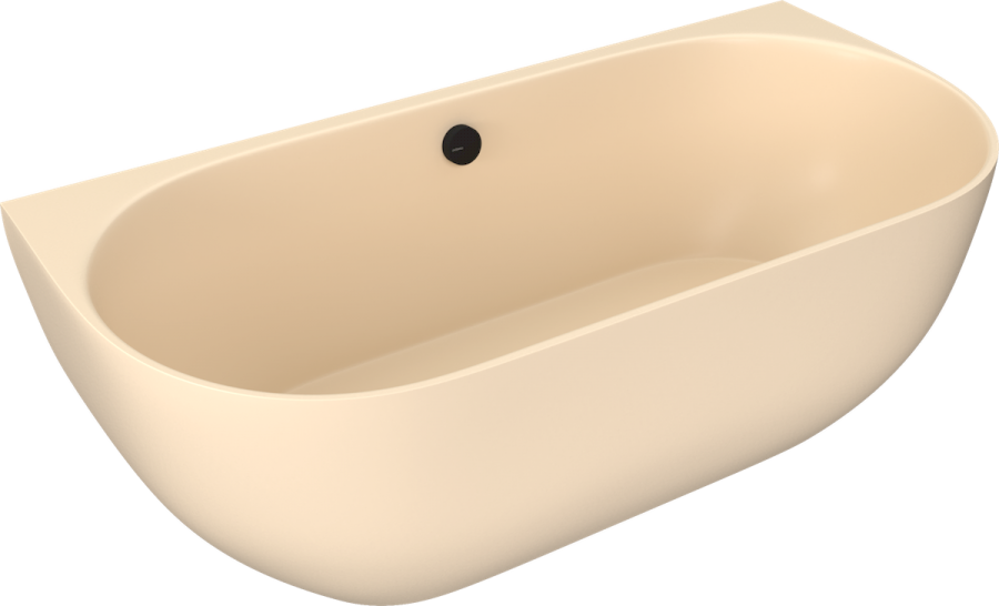 72976.81 (57550) PAGODA nástěnná vana litý mramor 170x85x58cm, béžová mat 72976.81