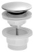 Umyvadlová výpust 5/4“, click-clack, velká zátka, 4-45mm, ABS/nerez 151.308.1