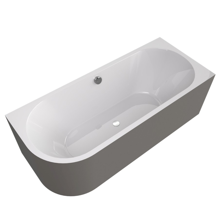 72129M.43 (60352) VIVA R MONOLITH asymetrická vana 180x75x60cm, bílá/agila 72129M.43