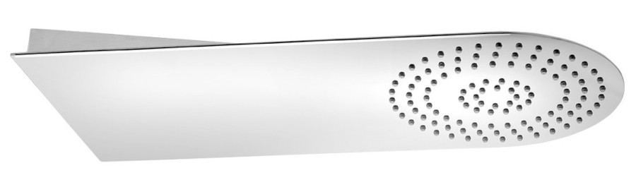 SLIM nástěnná hlavová sprcha, 220x500mm, nerez lesk MS710