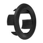 ND1601B (60887) Krytka přepadu Ø 30mm, černá mat ND1601B