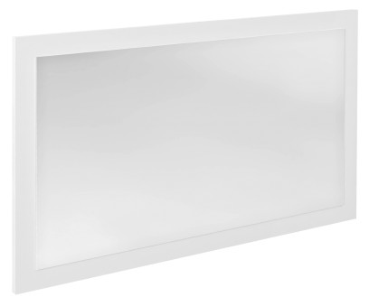 NIROX zrcadlo v rámu 100x60cm, bílá lesk NX106-3030