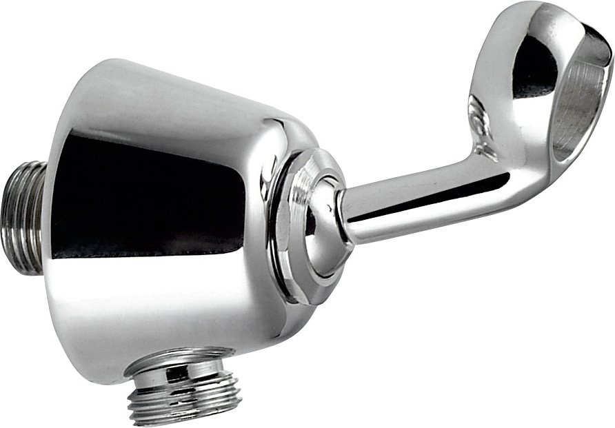 Držák sprchy kulatý otočný, s vyústěním, chrom SUP4B