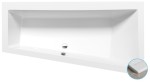 ANDRA R SLIM asymetrická vana 170x90x45cm, bílá 81511S