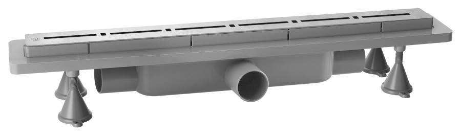 4943.204.8C (58987) RENOVA ECO LINE podlahový žlab s nerezovým roštem, L-840, DN40 4943.204.8C