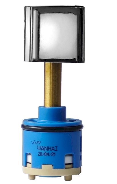 Přepínač s ovladačem pro podomítkovou baterii, chrom (RT042) NDRT042-1