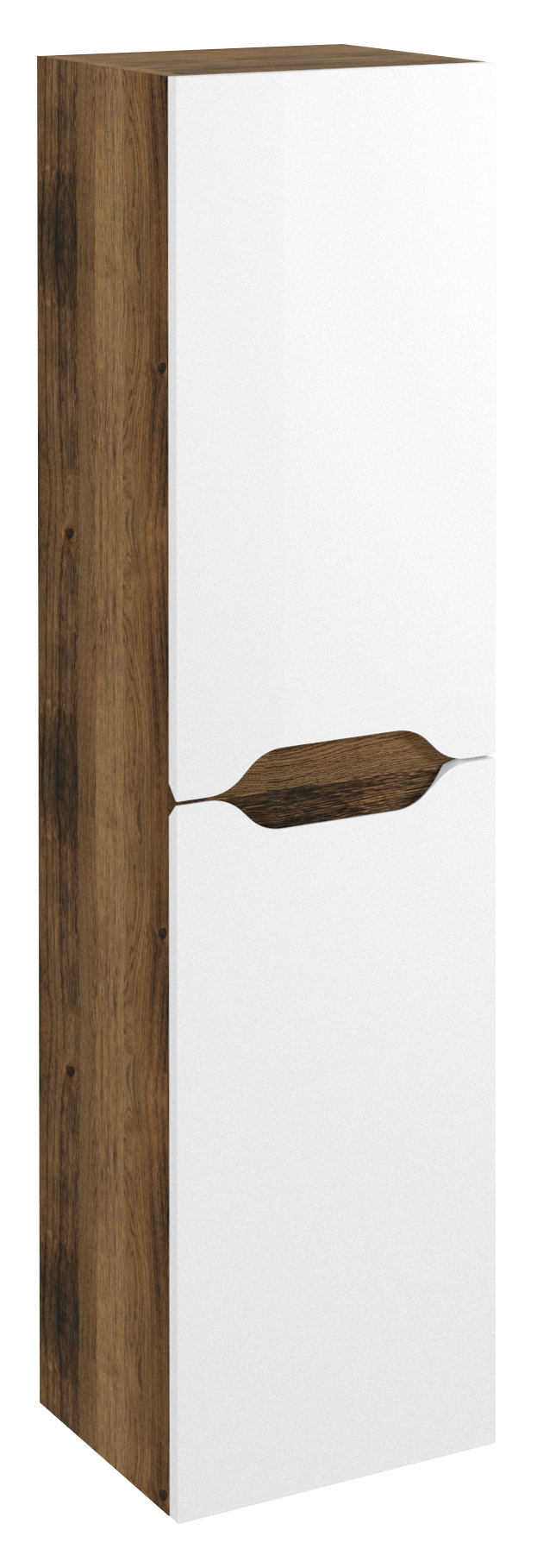 WA245-3019 (44794) WAVE skříňka vysoká 35x140x30cm, levá/pravá, bílá/dub collingwood WA245-3019