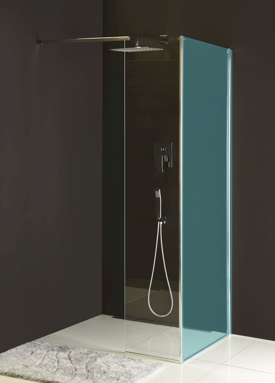 MODULAR SHOWER pevný panel k instalaci na stěnu modulu MS2, 800 mm, pravý MS2B-80R