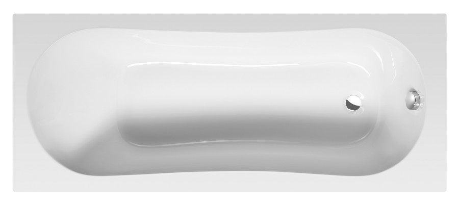 G1770 (8051) JIZERA vana 170x70x39cm, bílá G1770