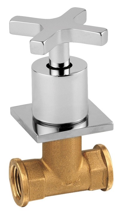 TRAX podomítkový ventil, teplá, chrom 605H