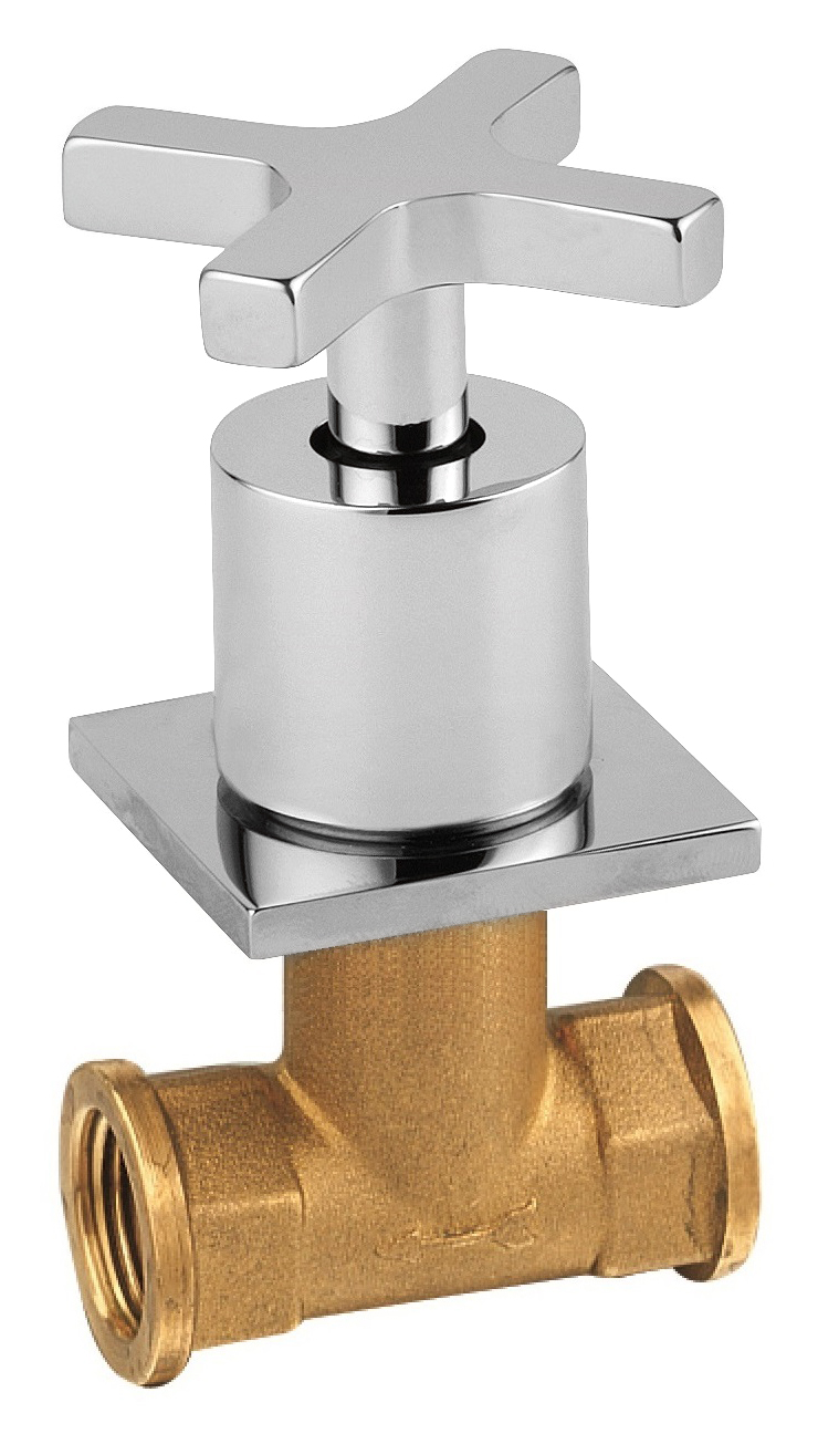 605H (56728) TRAX podomítkový ventil, teplá, chrom 605H