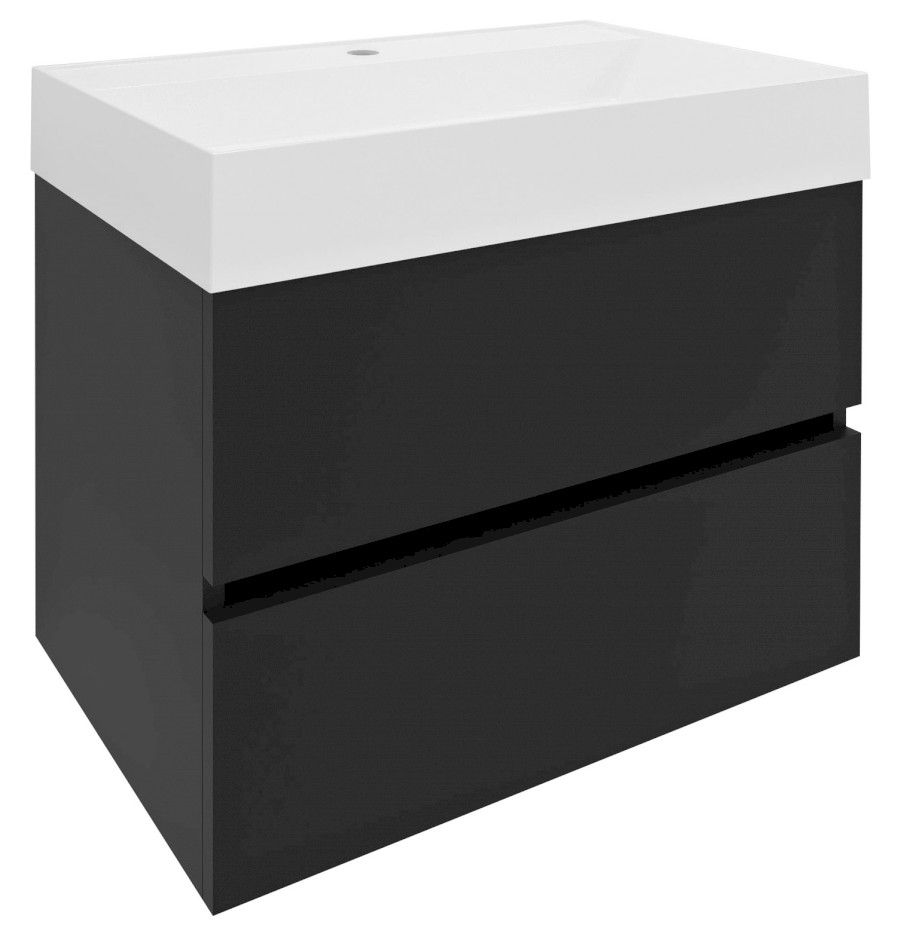 DT070-3434 (45201) ODETTA umyvadlová skříňka 67x50x43,5cm, antracit matný DT070-3434