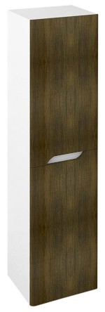 MEDIENA skříňka vysoká 35x140x30cm, 2x dvířka, levá/pravá, bílá mat/dub graphite MD351