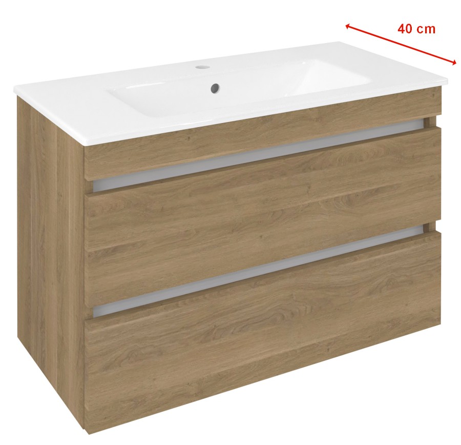 EZARA umyvadlová skříňka 78x54x39cm, dub cuneo EZ792-2525