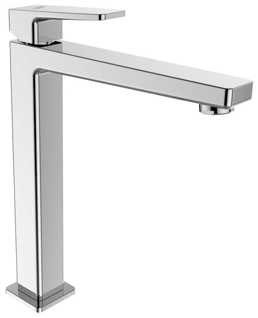 TI007 (55686) TURSI stojánková umyvadlová baterie vysoká, prodloužená hubice, chrom TI007