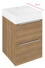 EM040-2525 (60559) EMONA umyvadlová skříňka 39,4x55x39cm, dub cuneo EM040-2525