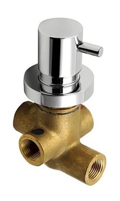 AIRTECH podomítkový přepínač, chrom DEVIN4