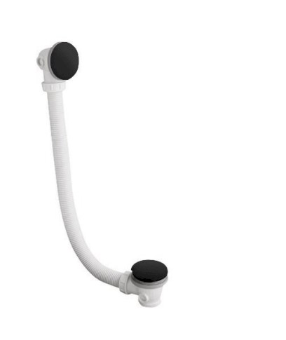 Vanová souprava, click-clack, délka 900mm, zátka 72mm, černá mat 71679B