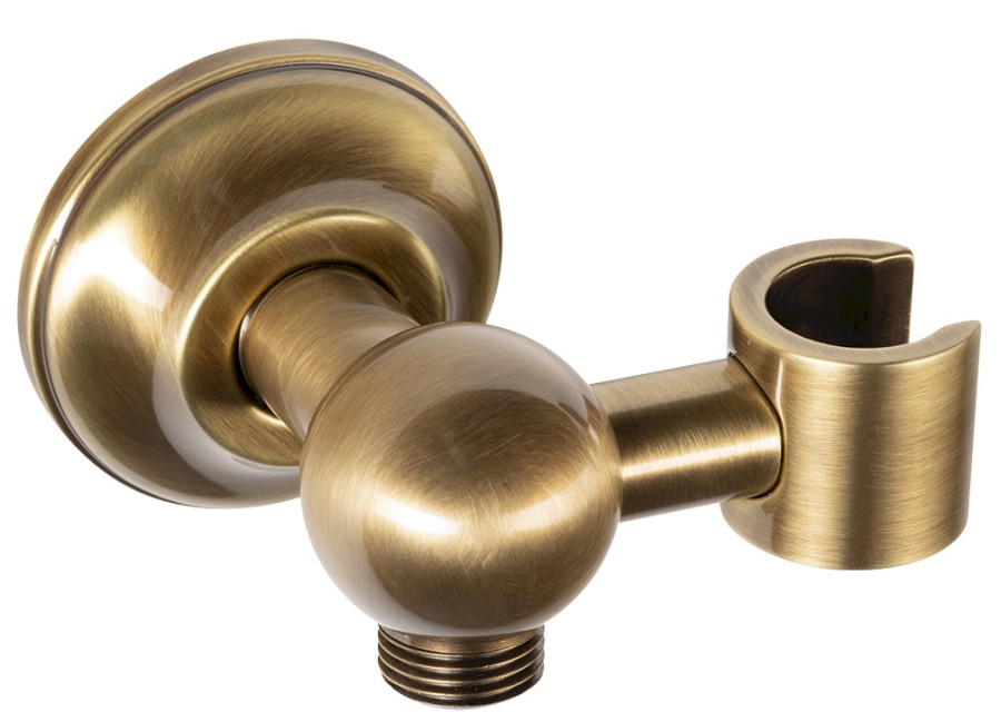 981R6 (56441) ANTEA držák sprchy s vyústěním, bronz 981R6