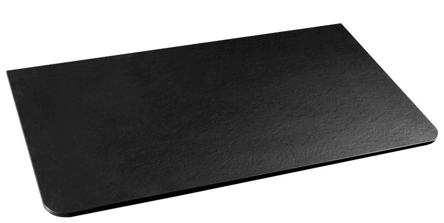 PREMIO deska kompozit 82x1,2x48,5cm, černá mat PRE080-3535