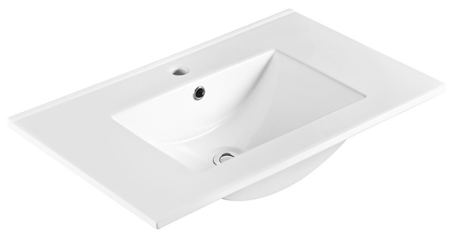 1601-70 (53487) SLIM keramické umyvadlo, nábytkové, 70x46,5cm, bílá 1601-70