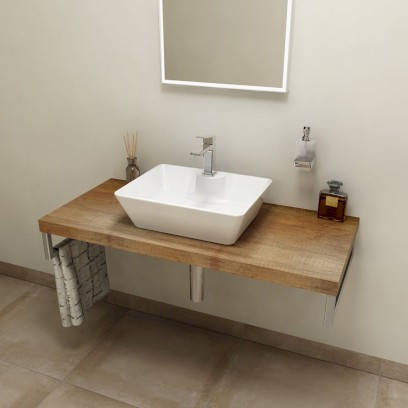 AVICE deska pod umyvadlo 100x50cm, tl.5cm, old wood AV108