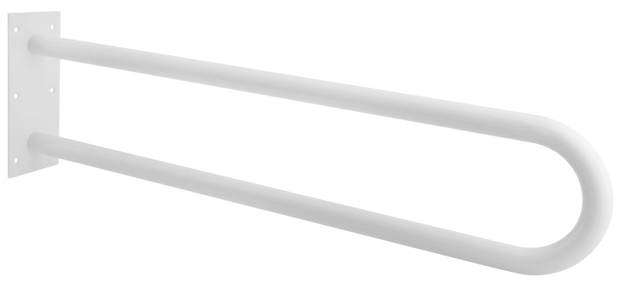 XH540W (7751) HANDICAP opěrné pevné madlo tvar U 813mm, bílá XH540W