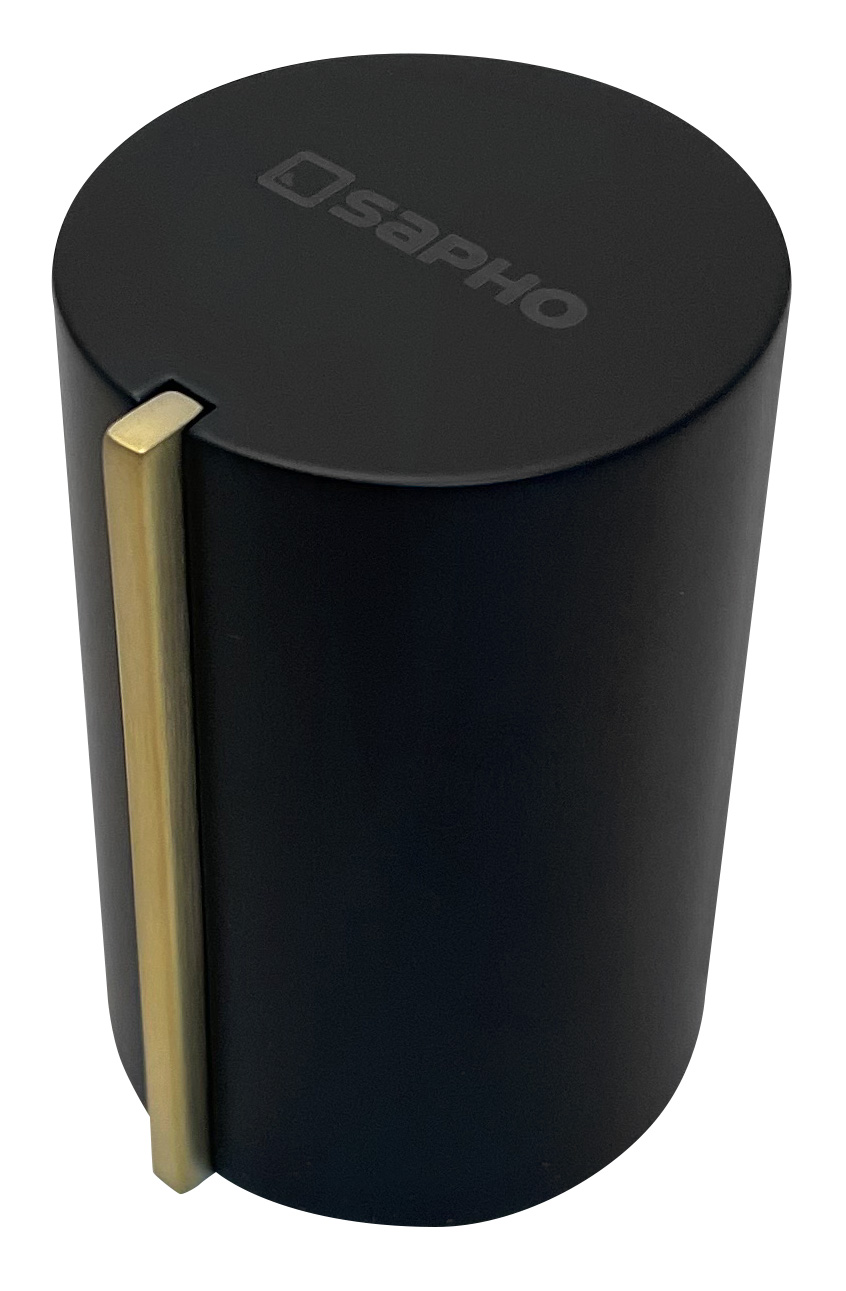 ZT095-01 (49254) KAISA páka k baterii, černá/zlato mat ZT095-01