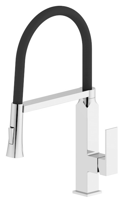 MAYA stojánková dřezová baterie se sprškou, chrom MA780