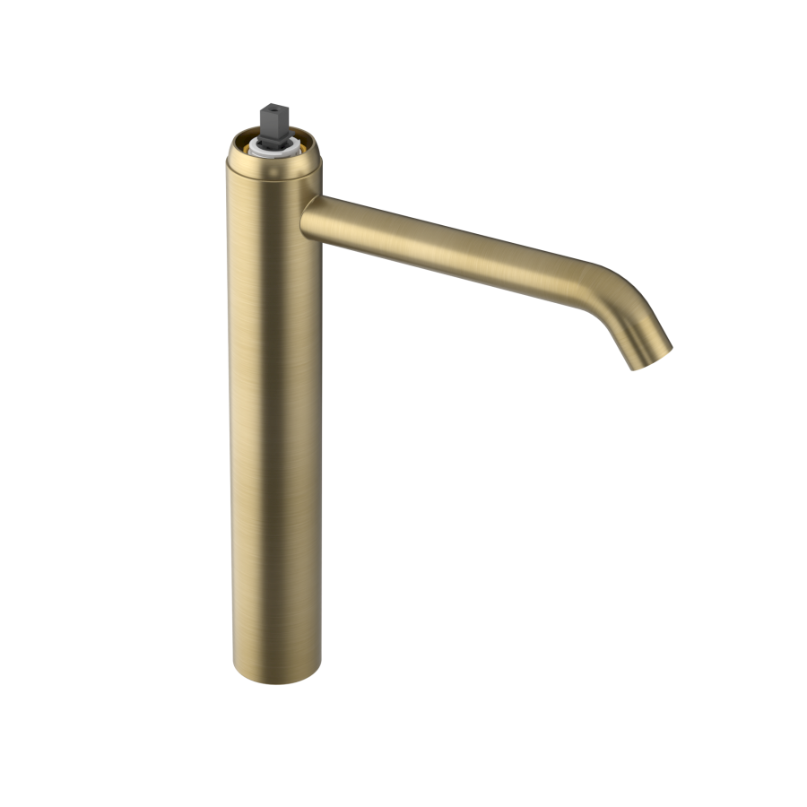 UT007G-1 (57442) ULTRAMIX tělo stojánkové umyvadlové baterie vysoké, prodloužená hubice, zlato mat UT007G-1
