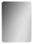 ISHAPE zrcadlo s broušenou hranou 60x80cm, zakulacené rohy, CU free AG468