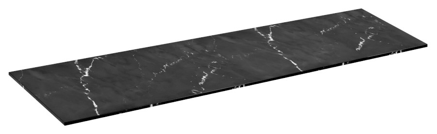 LE160-0598 (53710) LOREA deska Rockstone 161x1,2x52,5cm, black attica LE160-0598