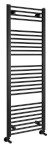 DIRECT otopné těleso s bočním připojením 450x1320mm, černá mat ILR34B