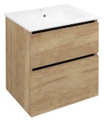 EZ601-2222 (60277) EZARA umyvadlová skříňka 59,2x64x46cm, dub alabama EZ601-2222