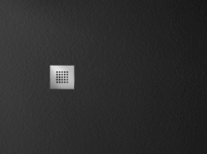 MITIA sprchová vanička z litého mramoru, obdélník 120x70cm, černá PMC12070