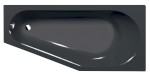 90611.30 (52562) TIGRA R asymetrická vana 170x80x46cm, šedá 90611.30