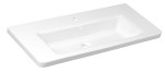 CITY keramické umyvadlo hranaté 100x45cm, bílá KE100
